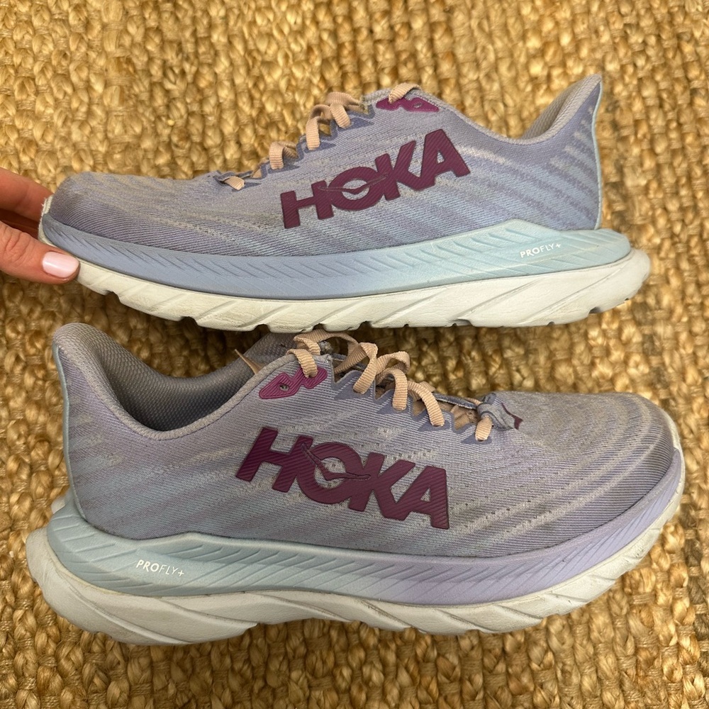HOKA Mach 5 Women's Purple Running Shoes